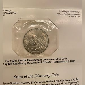 Shuttle Discovery$5 commemorative coin